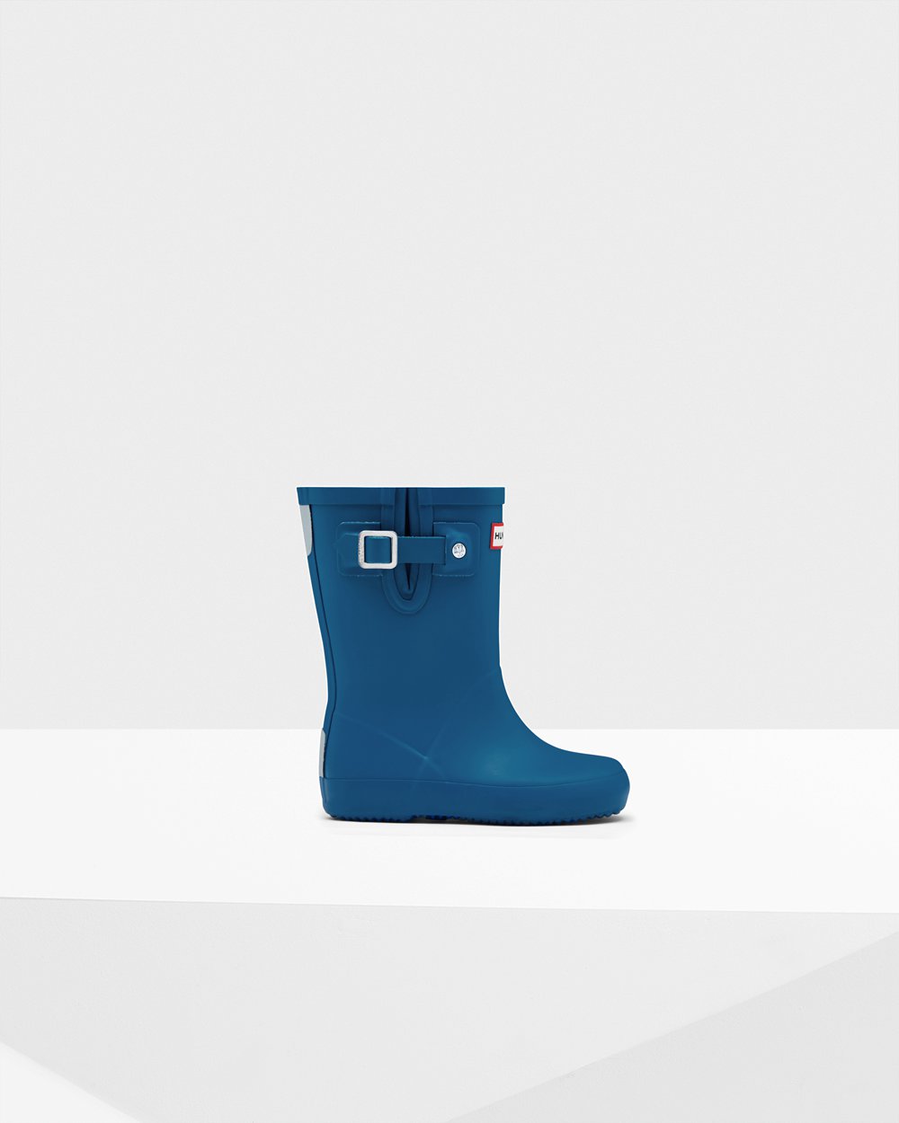 Hunter Niños Original First Flat Sole - Botas de Lluvia Azules - 460-NMFLCP